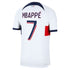 Kylian Mbappe Paris Saint-Germain  2023/24 Away Player Jersey - White
