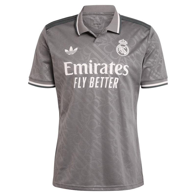 Kylian Mbappé Real Madrid adidas 2024/25 Third Player Jersey - Charcoal