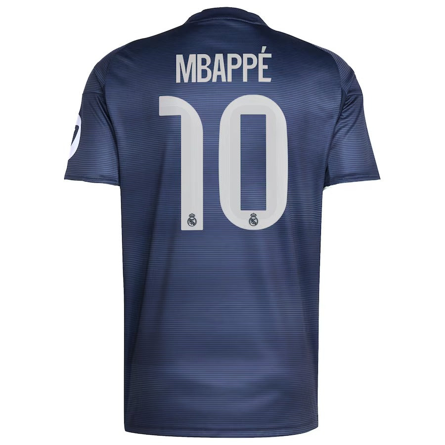 Kylian Mbappé Real Madrid adidas 2025/26 Away Player Jersey - Blue