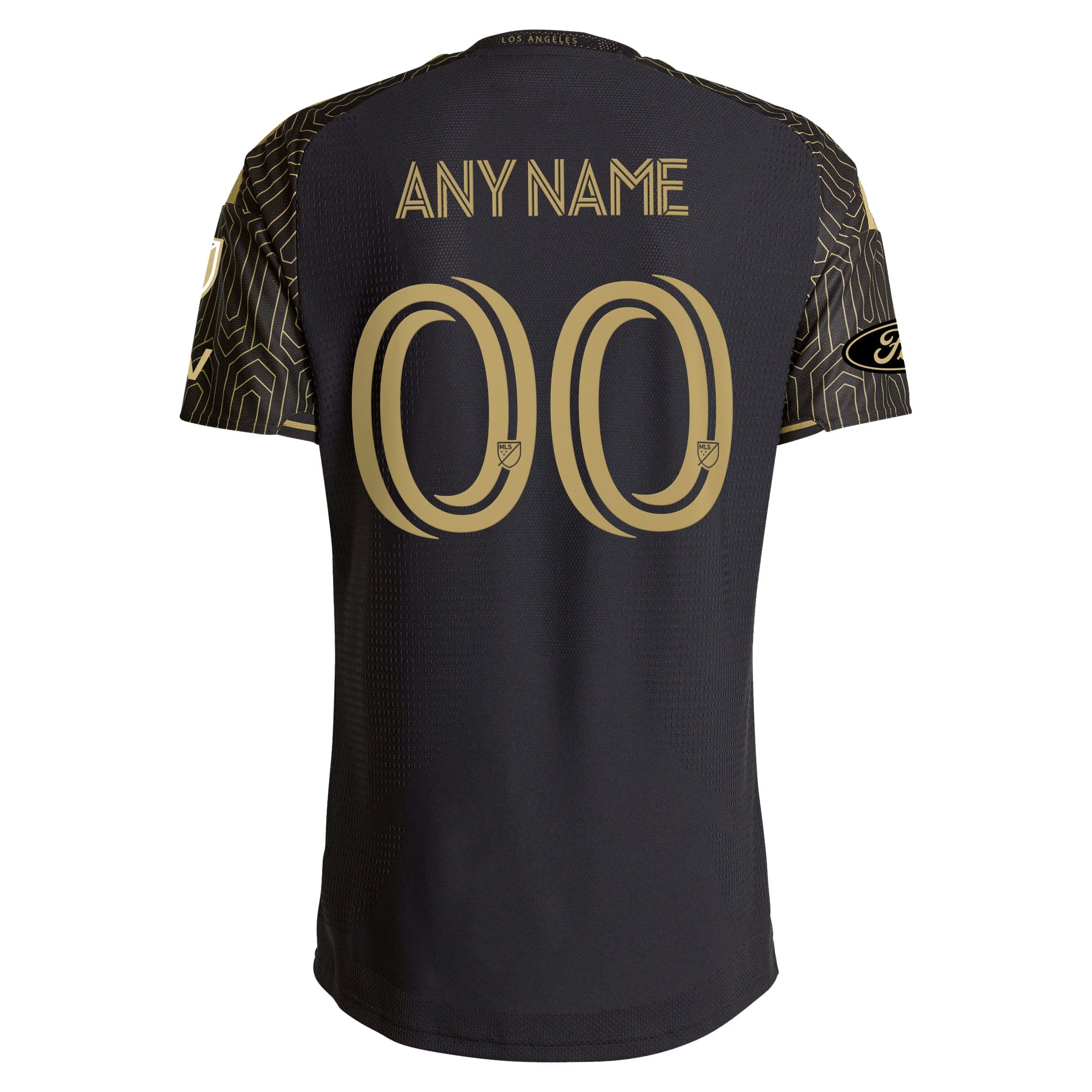 LAFC // adidas Official 2026 Primary On-Field Patch Custom Jersey – Black - Jersey Teams World