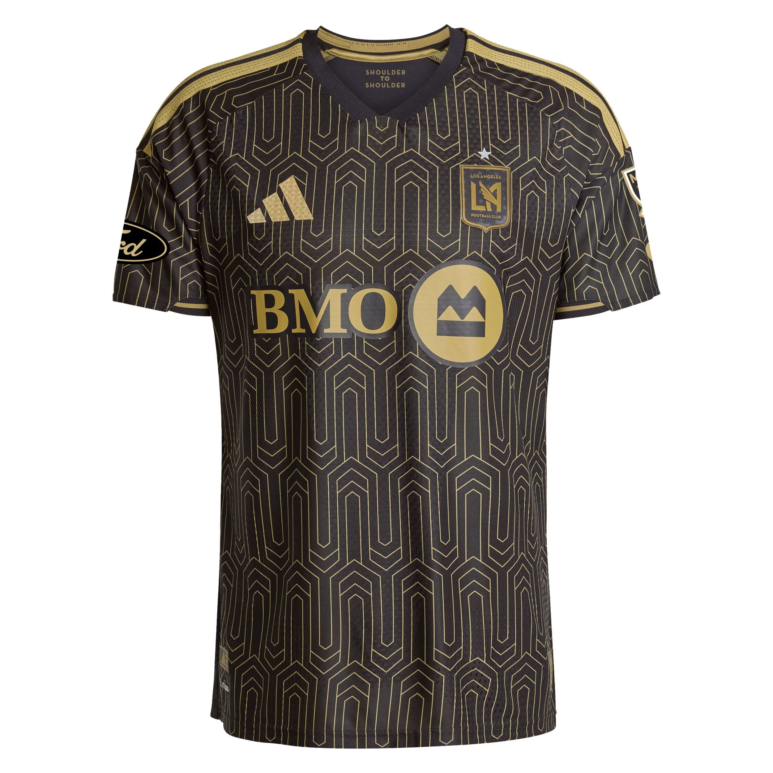 LAFC // adidas Official 2026 Primary On-Field Patch Custom Jersey – Black - Jersey Teams World