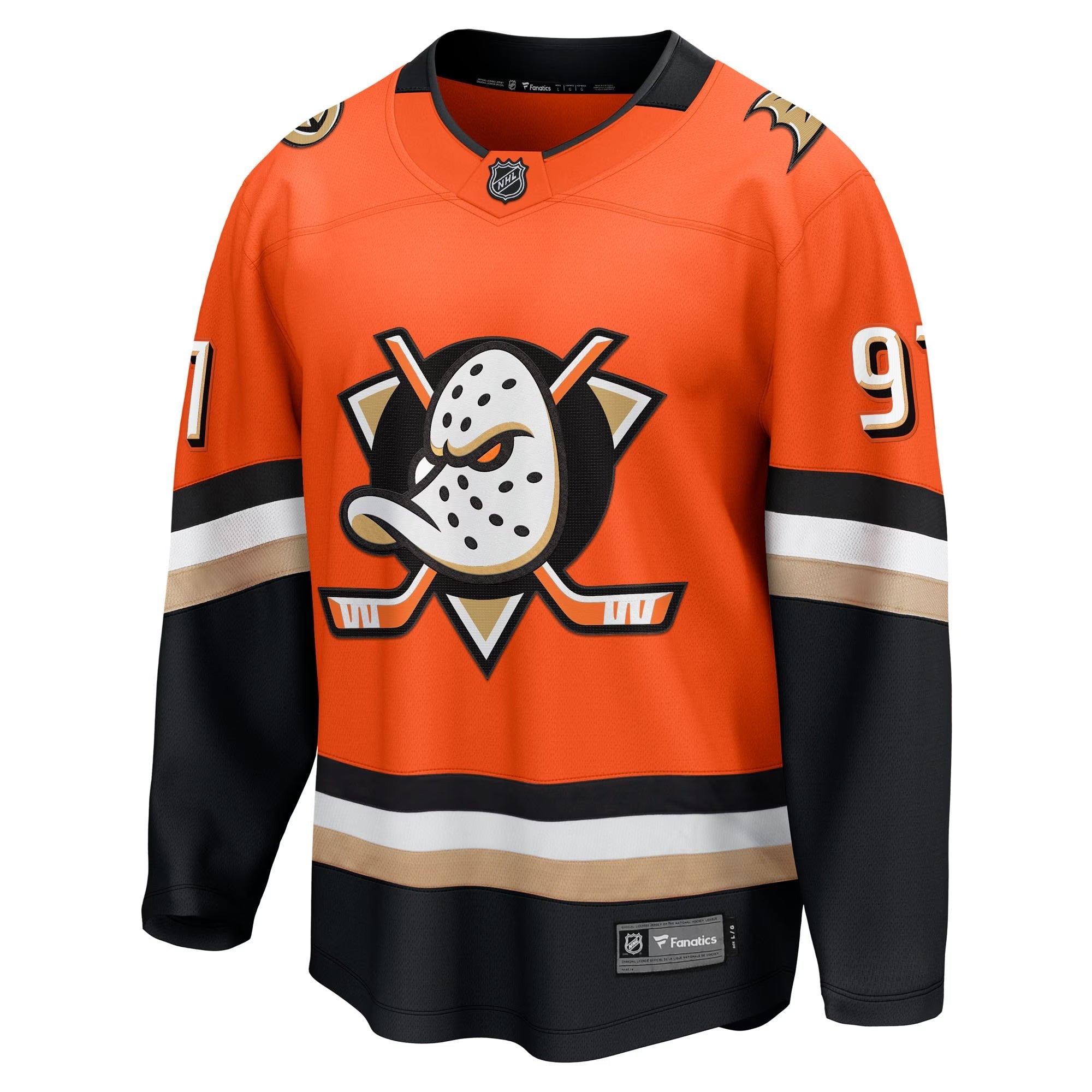 Leo Carlsson Anaheim Ducks Fanatics Home Breakaway Jersey – Orange - Jersey Teams World