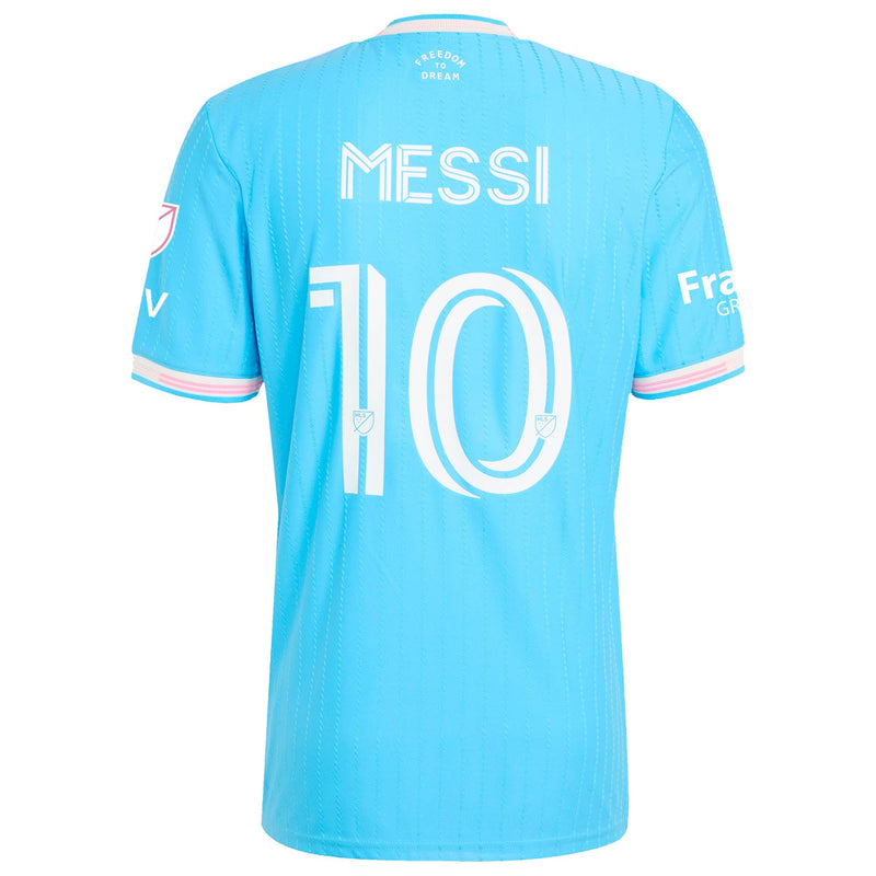 Lionel Messi Inter Miami CF 2025 Third Player Jersey - Blue