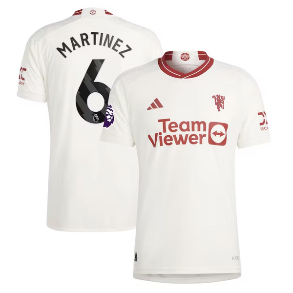 Lisandro Martínez Manchester United 2023/24 Third Player Jersey - White