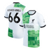Liverpool Away Shirt - 2023-24 with Alexander-Arnold 66 printing Jersey - White - Jersey Teams World