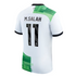 Liverpool Away Shirt - 2023-24 with Player M.Salah 11 printing Jersey - White