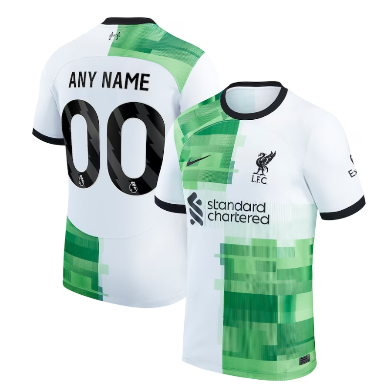 Liverpool Away Stadium Shirt - 2023-24 Custom Jersey - White