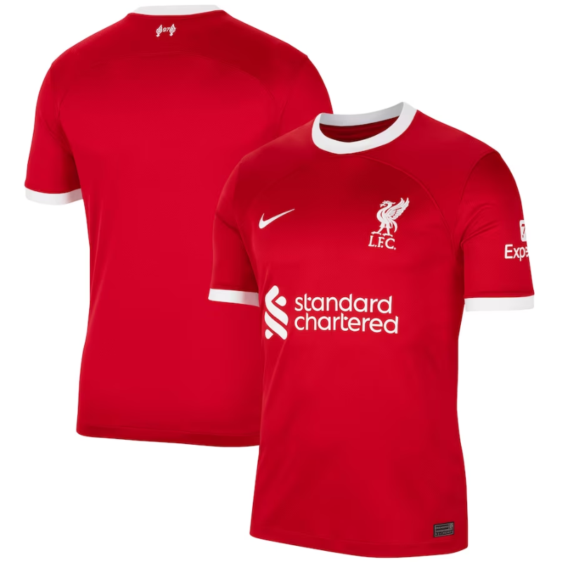 Liverpool Home Stadium Shirt - 2023-24 Custom Jersey - Red - Jersey Teams World