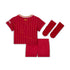 Liverpool Nike Infant 2024/25 Home Stadium Kit Custom Set - Red - Jersey Teams World