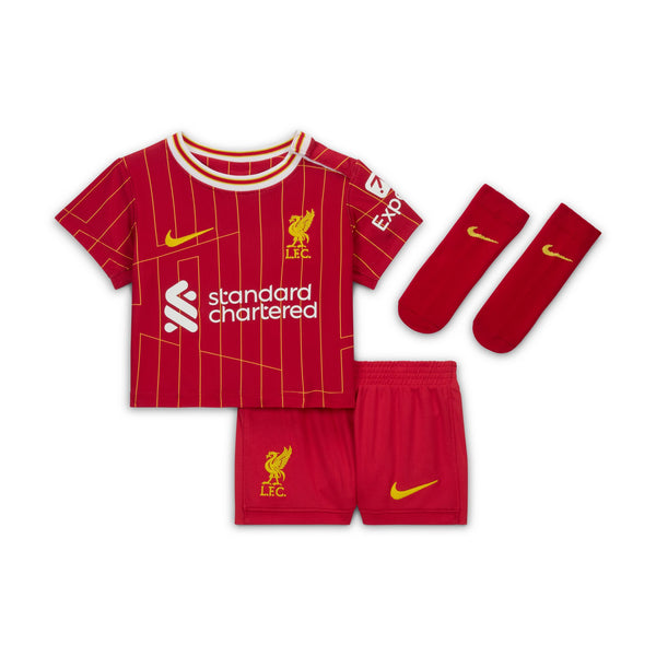 Liverpool Nike Infant 2024/25 Home Stadium Kit Custom Set - Red