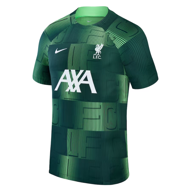 Liverpool Shirt 2023/24 Pro Pre-Match Top - Green - Jersey Teams World