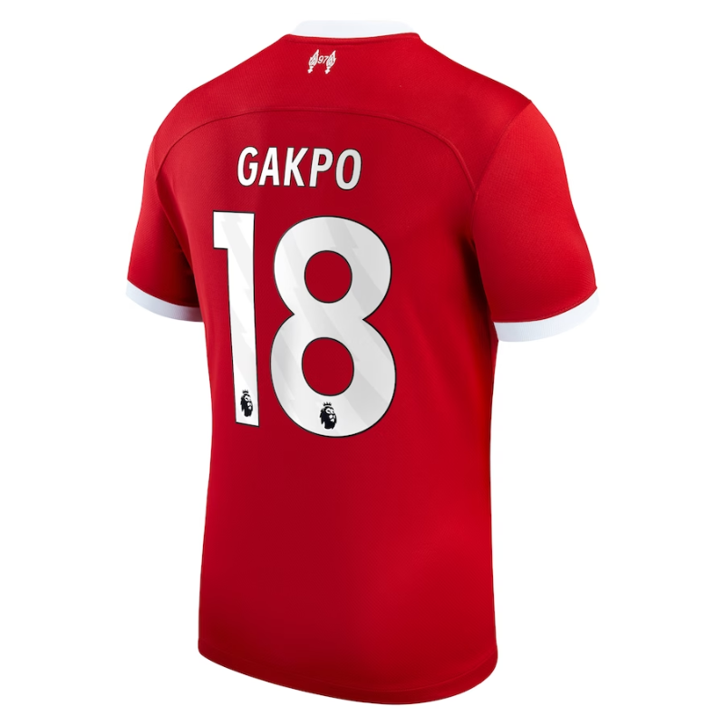 Liverpool Team Shirt - 2023-24 Jersey Gakpo 18 printing - Red - Jersey Teams World