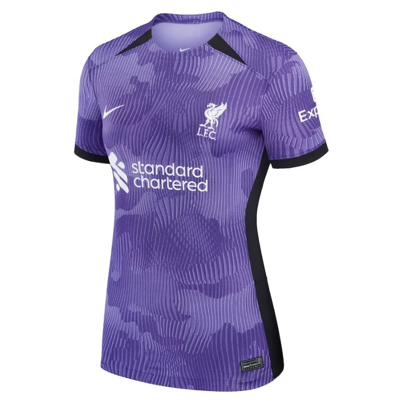 Liverpool Women's Shirt 2023/24 Third Custom Jersey - Purple