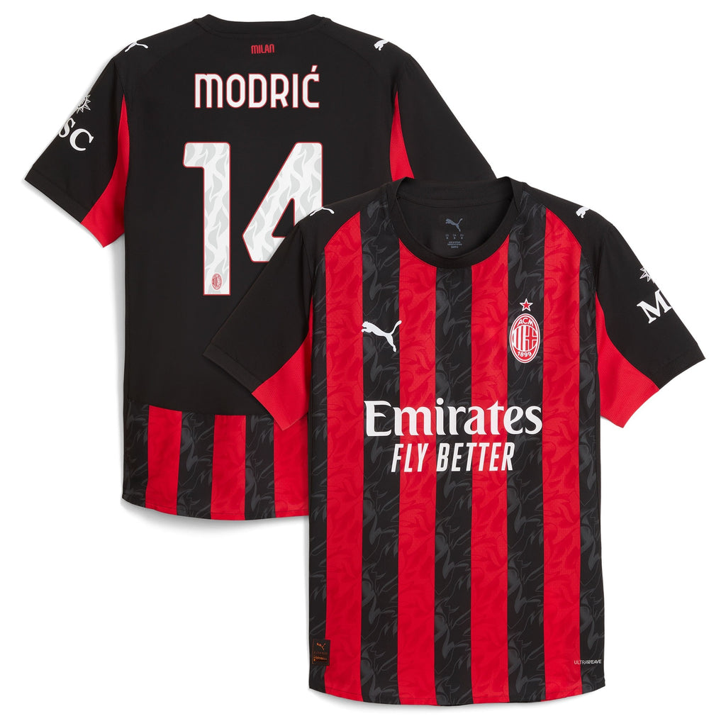 AC Milan Luka Modric 2025/26 Home Jersey Puma – $89.99 Authentic Kit