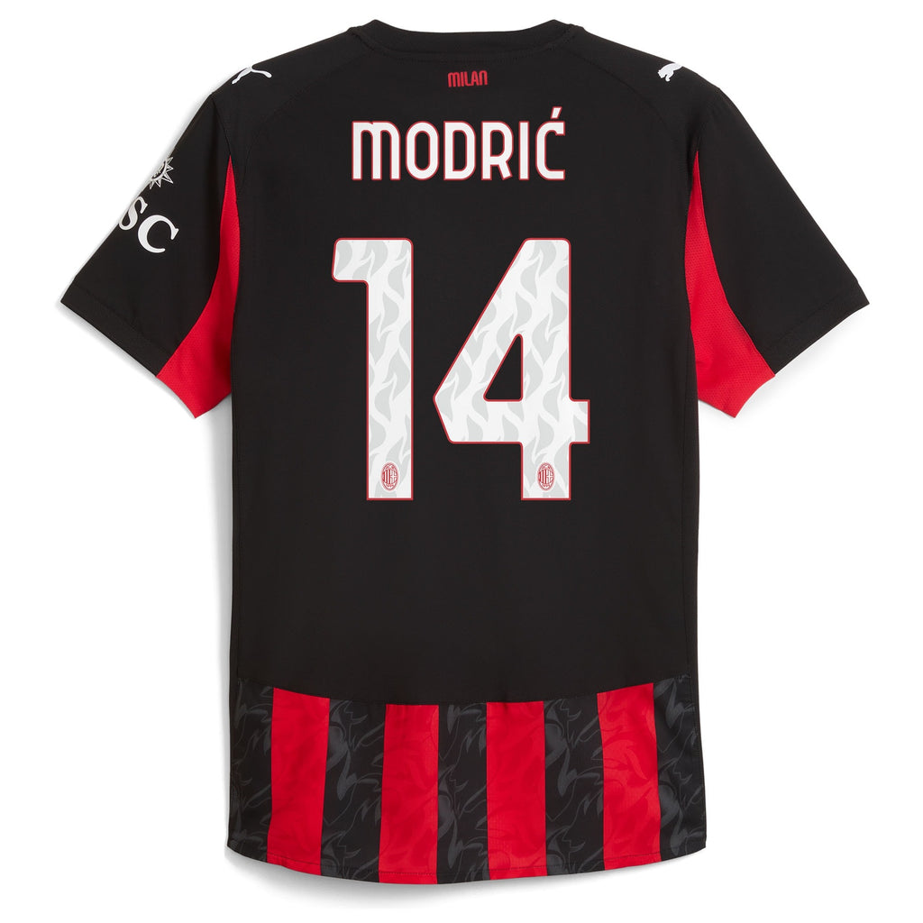 AC Milan Luka Modric 2025/26 Home Jersey Puma – $89.99 Authentic Kit
