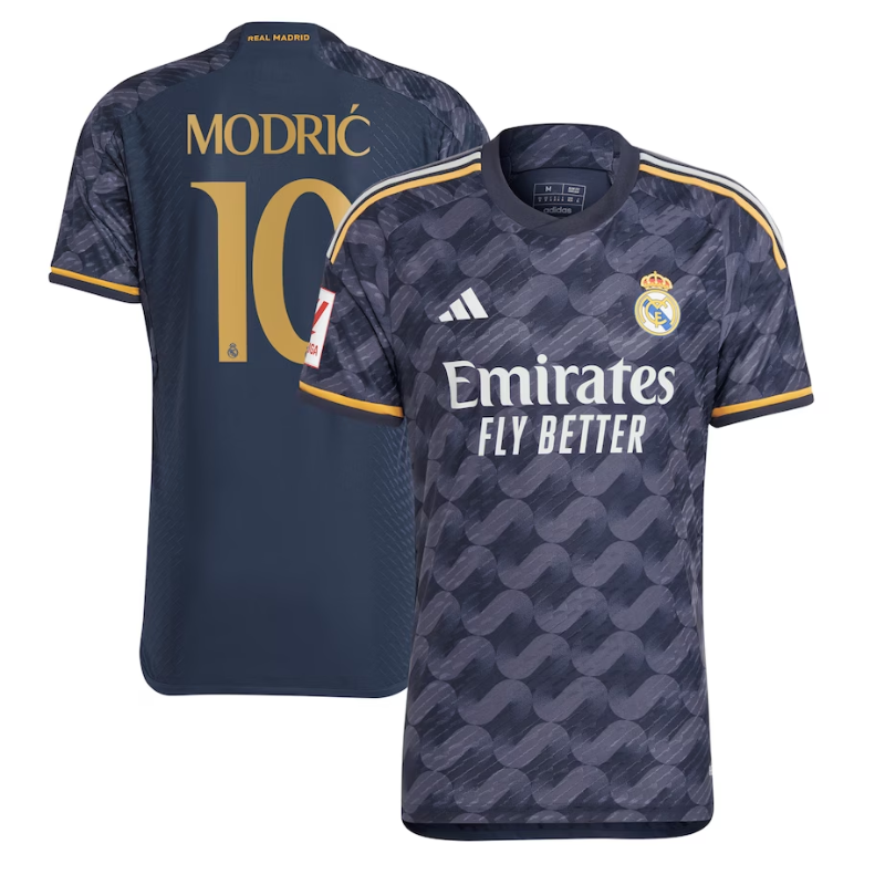 Luka Modric Real Madrid Shirt 2023/24 Away Player Jersey - Navy