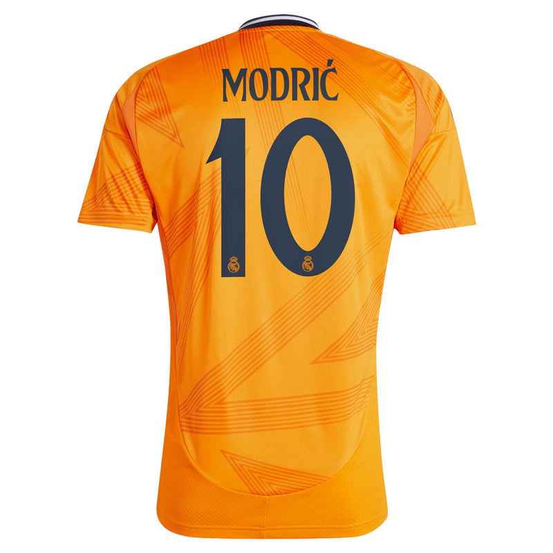 Luka Modric Real Madrid adidas 2024/25 Away Player Jersey - Orange