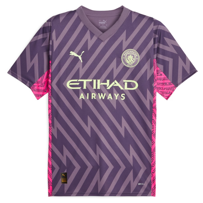 Manchester City Goalkeeper Shirt 2023-24 - Purple - Jersey Teams World