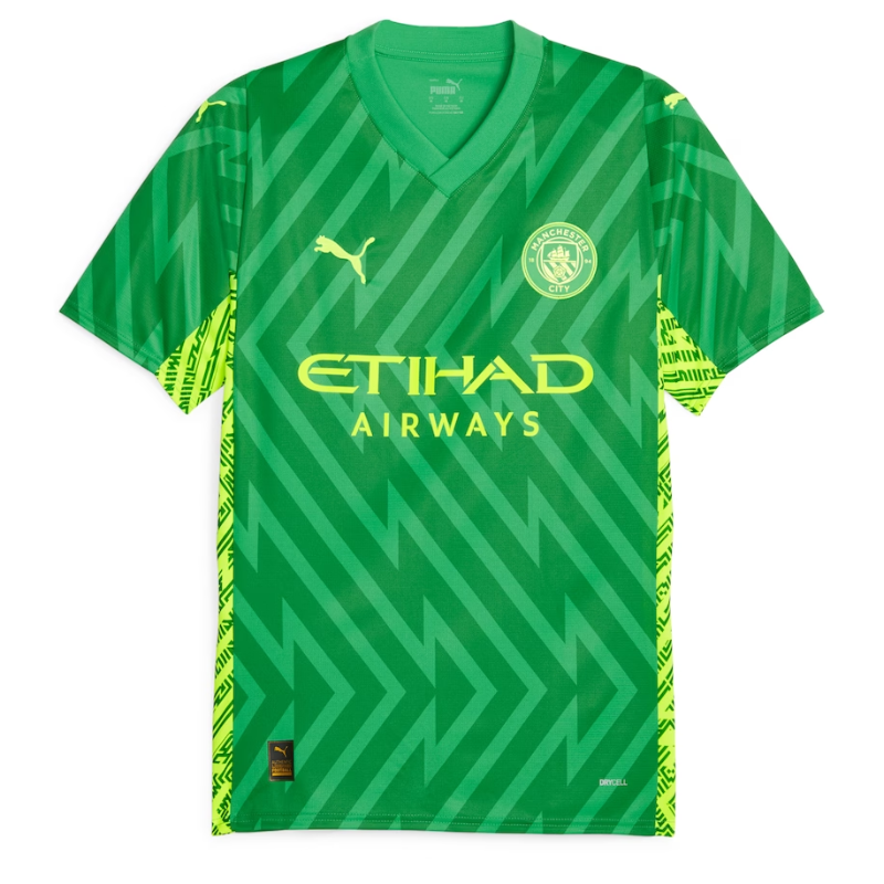 Manchester City Goalkeeper Shirt 2023-24 Jersey - Green - Jersey Teams World