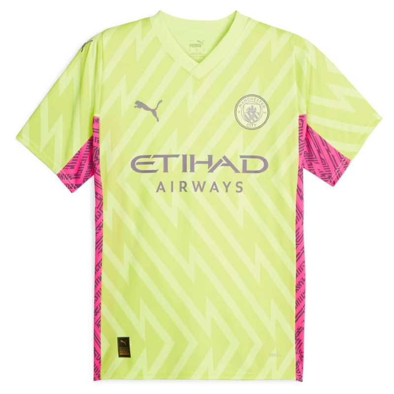 Manchester City Goalkeeper Shirt 2023-24 Jersey - Green Light - Jersey Teams World