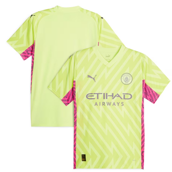 Manchester City Goalkeeper Shirt 2023-24 Jersey - Green Light - Jersey Teams World