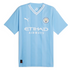 Manchester City Home Shirt 2023-24 with Player Haaland 9 printing - Blue