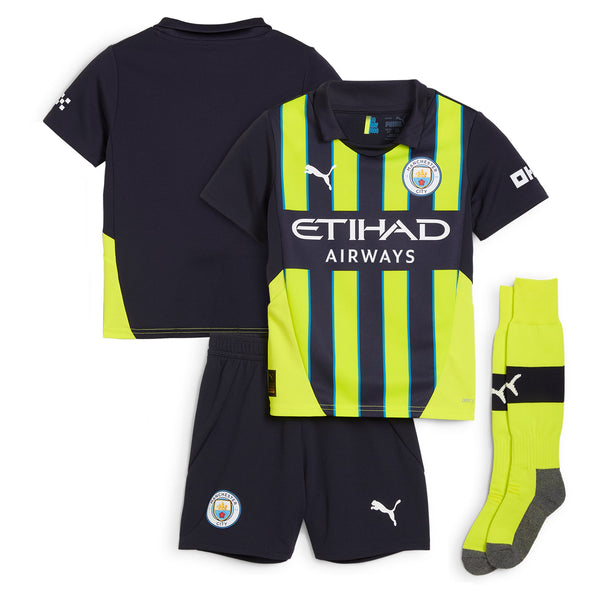 Manchester City PUMA Away Minikit 2024-25 Kids Custom Jersey