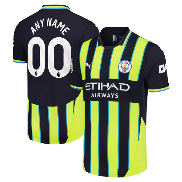 Manchester City Puma 2024/25 Away Customized Jersey - Navy