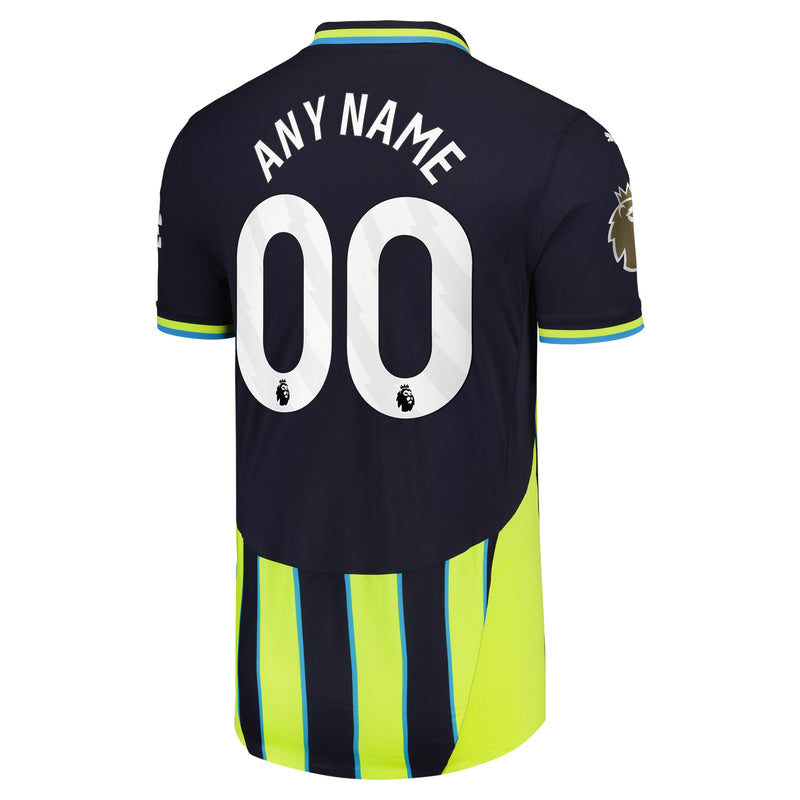 Manchester City Puma 2024/25 Away Customized Jersey - Navy