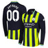 Manchester City Puma 2024/25 Away Long Sleeve Custom Jersey - Navy - Jersey Teams World