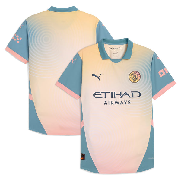 Manchester City Puma 2024/25 Fourth Custom Jersey - Blue