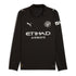 Manchester City Puma 2025/26 Away Long Sleeve Custom Jersey - Black