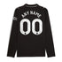 Manchester City Puma 2025/26 Away Long Sleeve Custom Jersey - Black