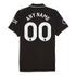 Manchester City Puma 2025/26 Away Custom Jersey – Black