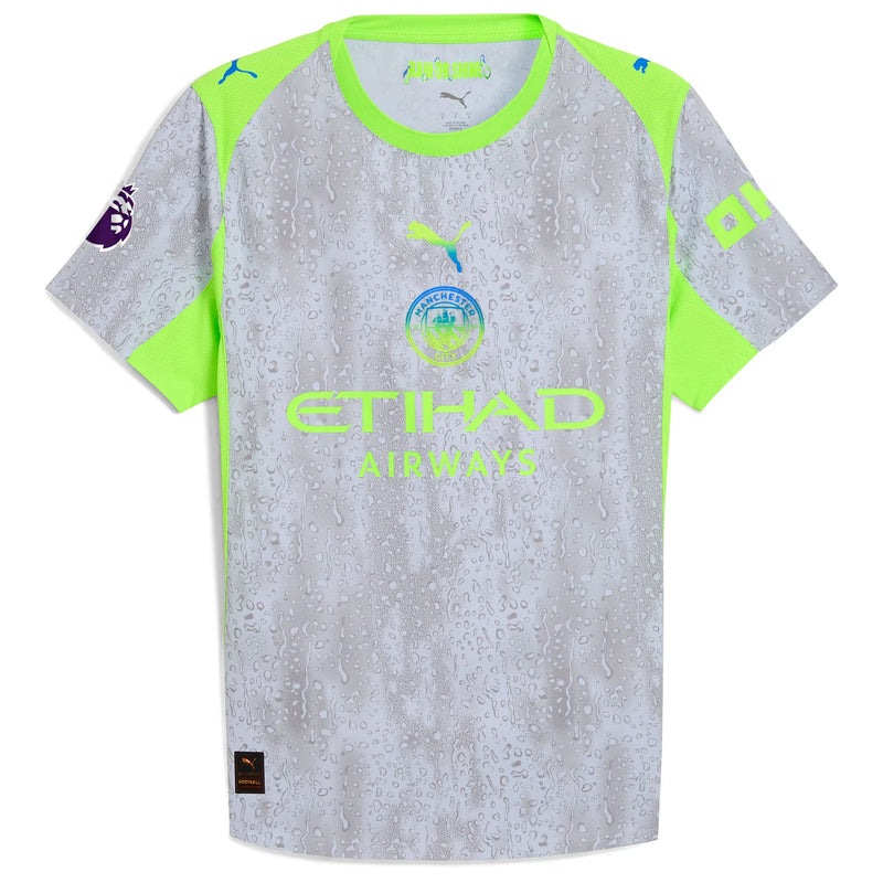 Erling Haaland Manchester City Puma 2025/26 Third Jersey - Green/Neon Green