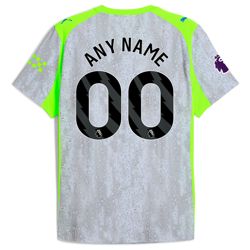 Manchester City Puma 2025/26 Third Custom Jersey - Green/Neon Green