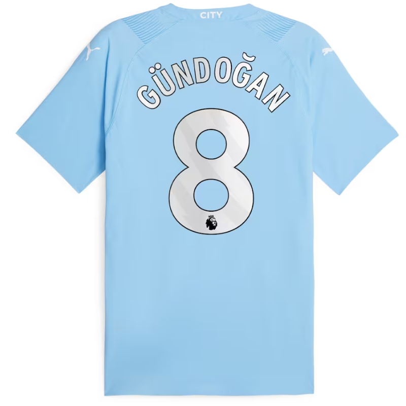 Manchester City Team 2023-24 with Jersey Gündogan 8 printing - Sky Blue - Jersey Teams World