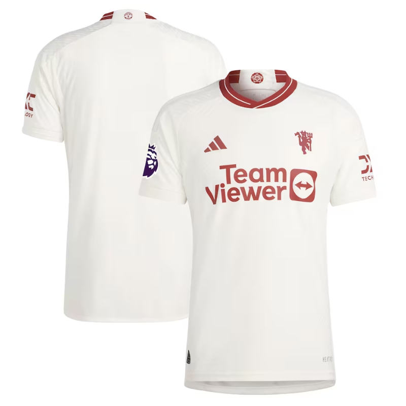 Manchester United 2023/24 Third Patch Jersey - White - Jersey Teams World