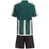 Manchester United Away Minikit 2023-24 Kids Customized Jersey - Green