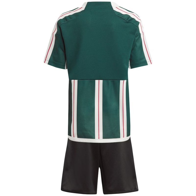 Manchester United Away Minikit 2023-24 Kids Customized Jersey - Green