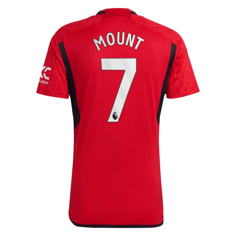 Manchester United Home Shirt 2023-24 - with Mount 7 printing Jersey - Red