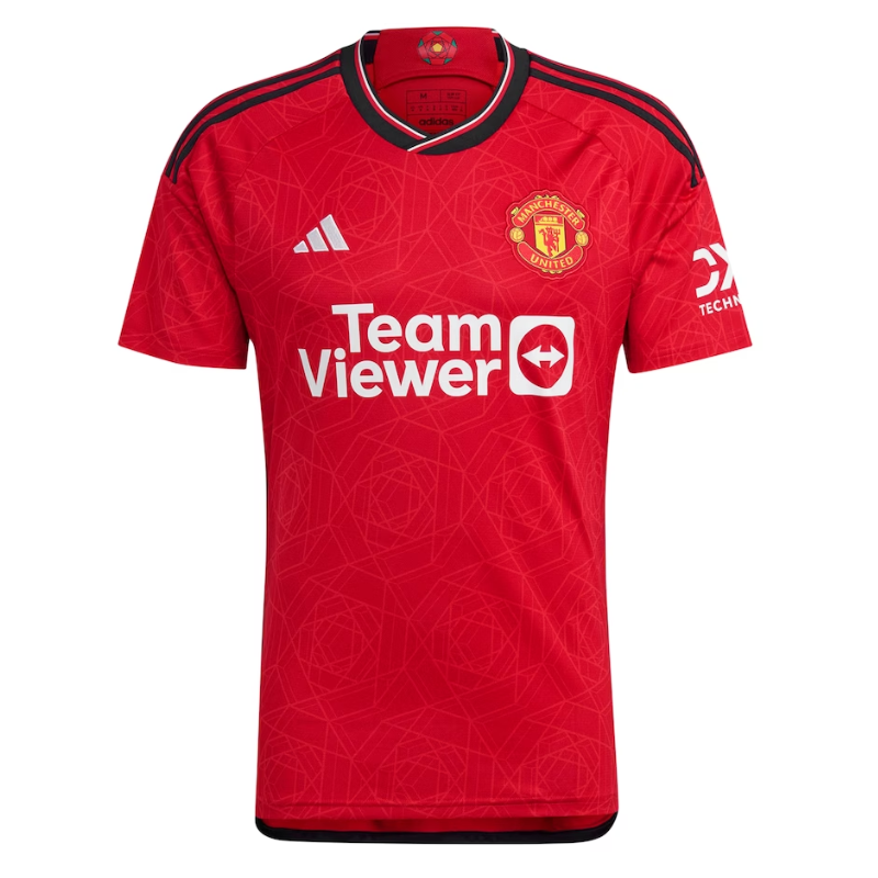 Manchester United Home Shirt 2023-24 - with Mount 7 printing Jersey - Red