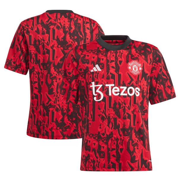 Manchester United Shirt 2023/24 Pre-Match Top - Red - Jersey Teams World