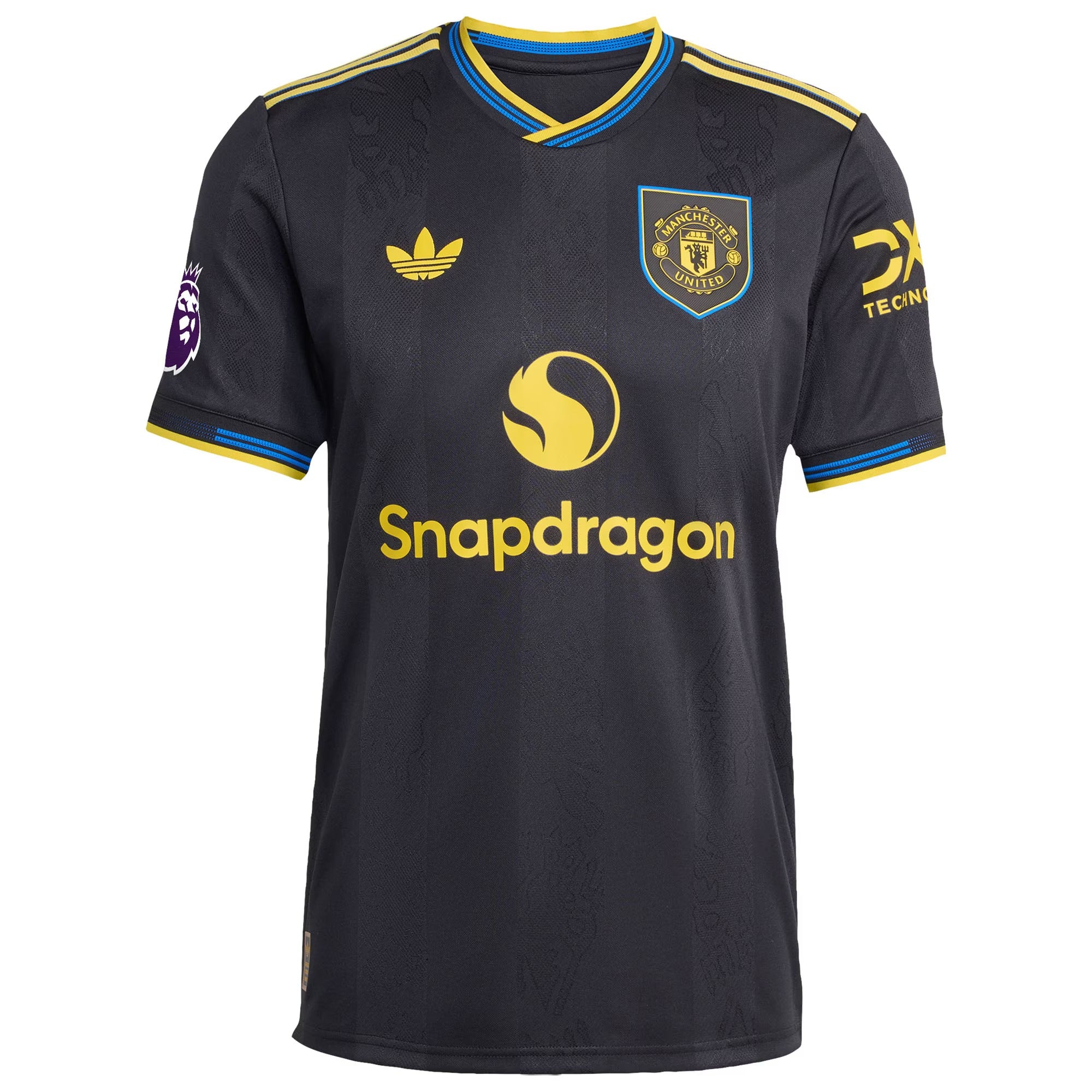 Manchester United adidas 2025/26 Third Custom Jersey - Black
