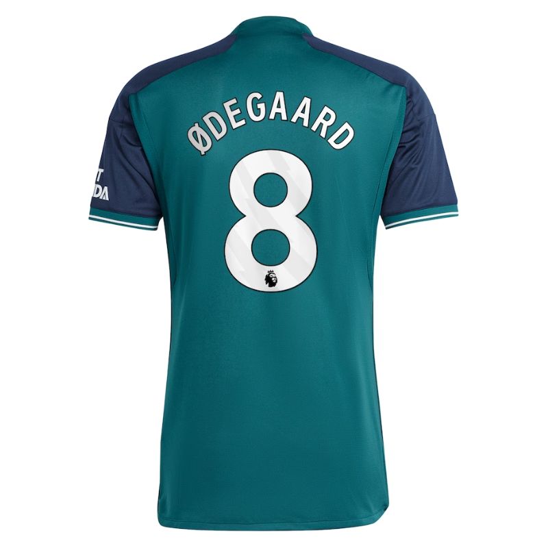 Martin Odegaard Arsenal 2023/24 Third Player Jersey - Green