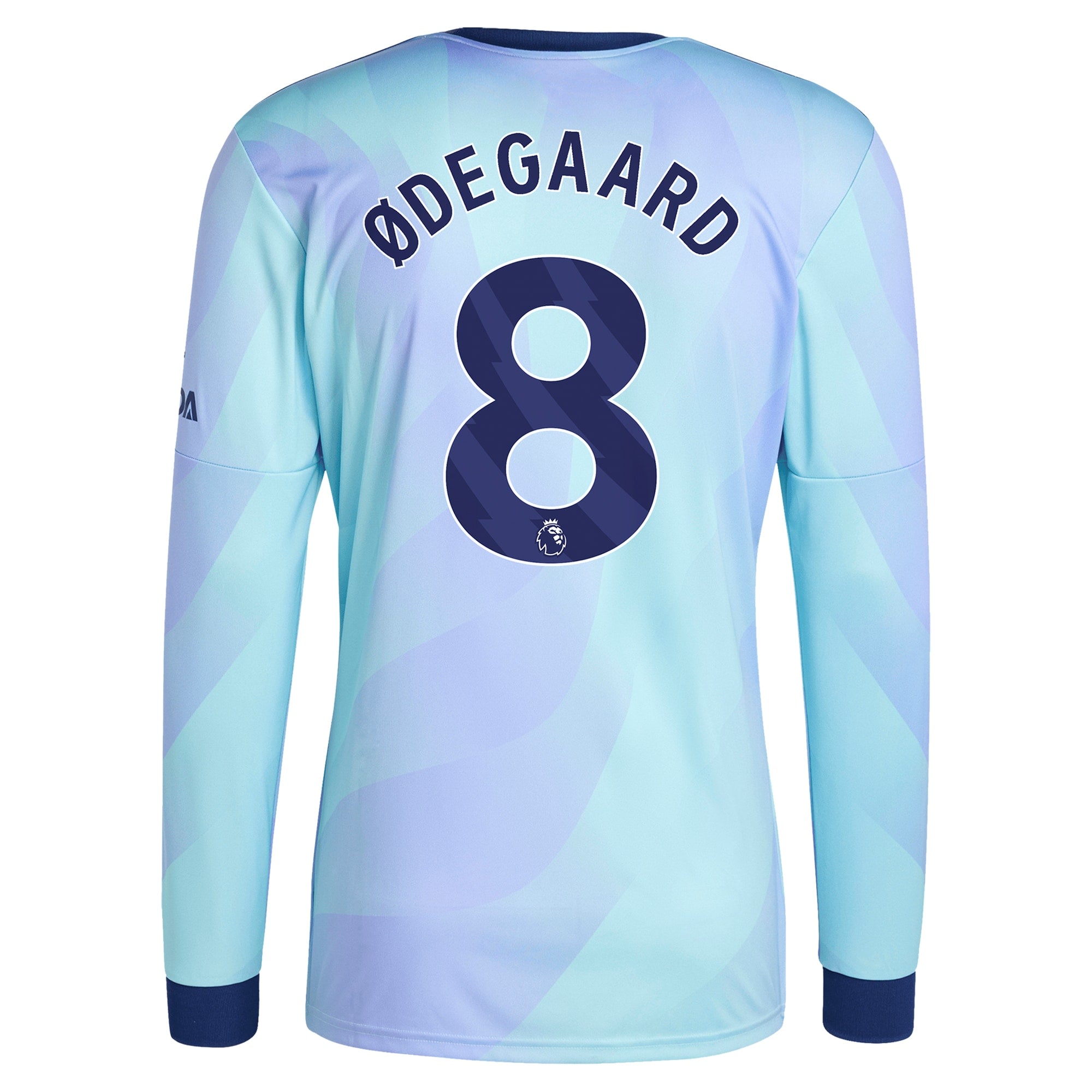 Martin Odegaard Arsenal adidas 2024/25 Third Long Sleeve Player Jersey - Aqua