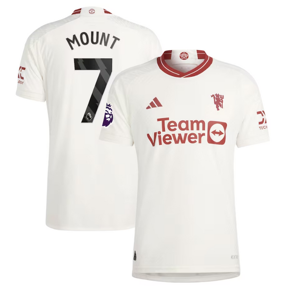 Mason Mount Manchester United 2023/24 Third Player Jersey - White