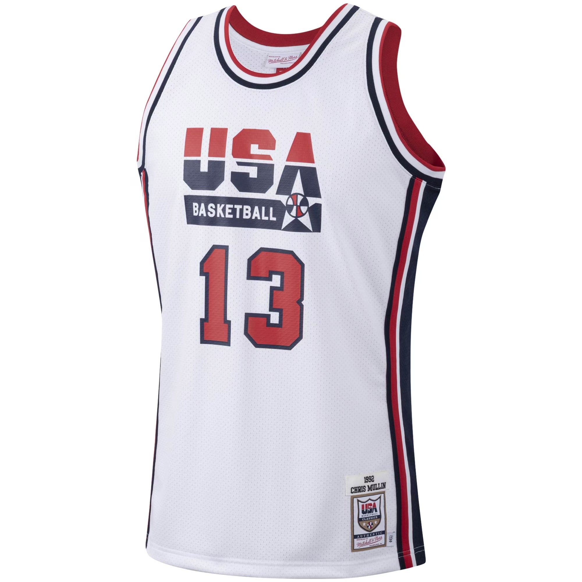 Mitchell & Ness Chris Mullin USA Basketball 1992 Dream Team Authentic Jersey – White - Jersey Teams World