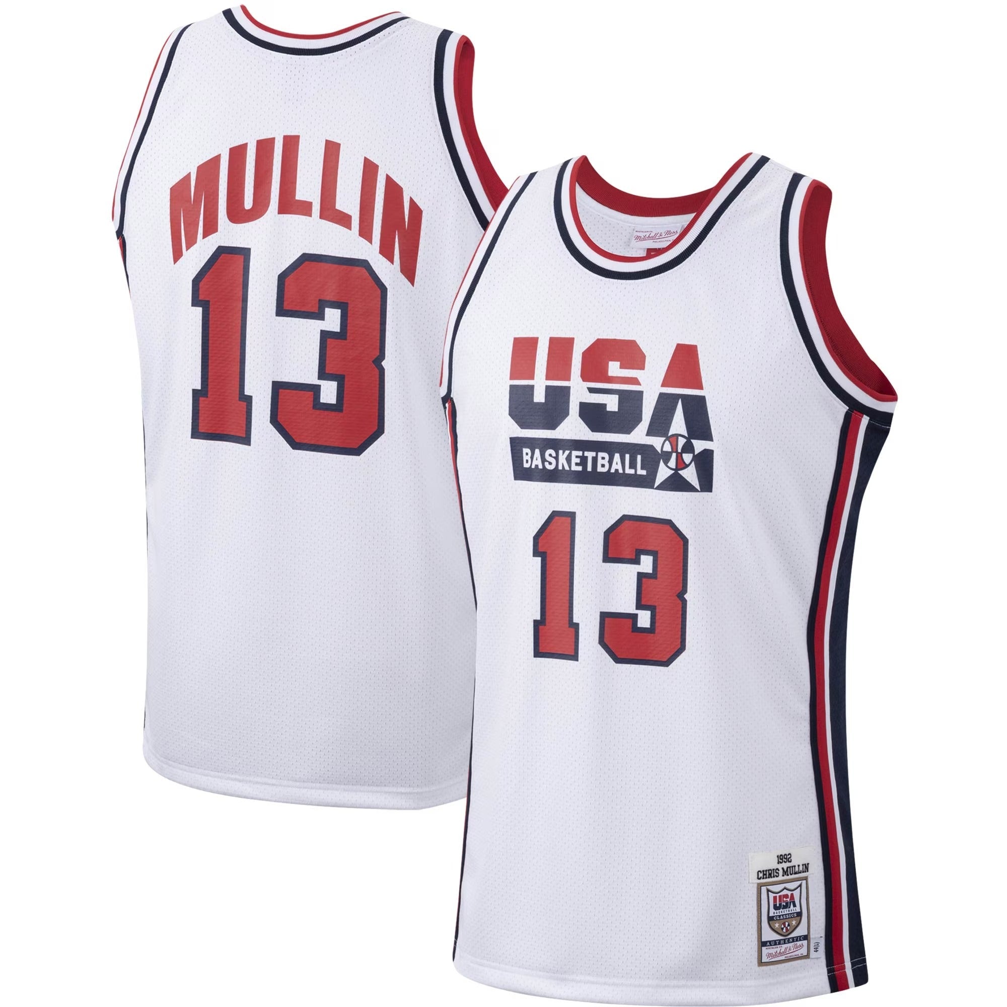 Mitchell & Ness Chris Mullin USA Basketball 1992 Dream Team Authentic Jersey – White - Jersey Teams World