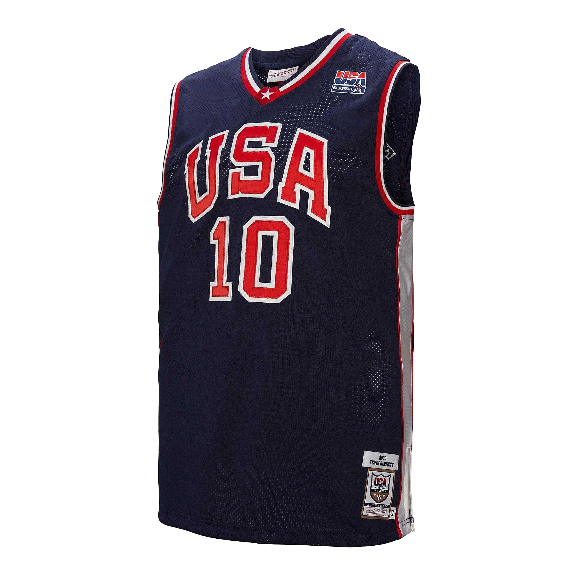 Mitchell & Ness Kevin Garnett USA Basketball 2000 Authentic Jersey – Navy - Jersey Teams World